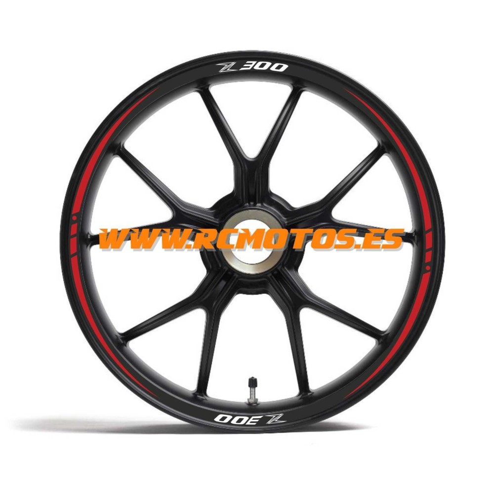 KIT ADHESIVOS LLANTA MOD.  BOMB Z 300