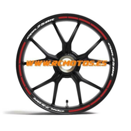 KIT ADHESIVOS LLANTA MOD.  STICK CBR 250 R