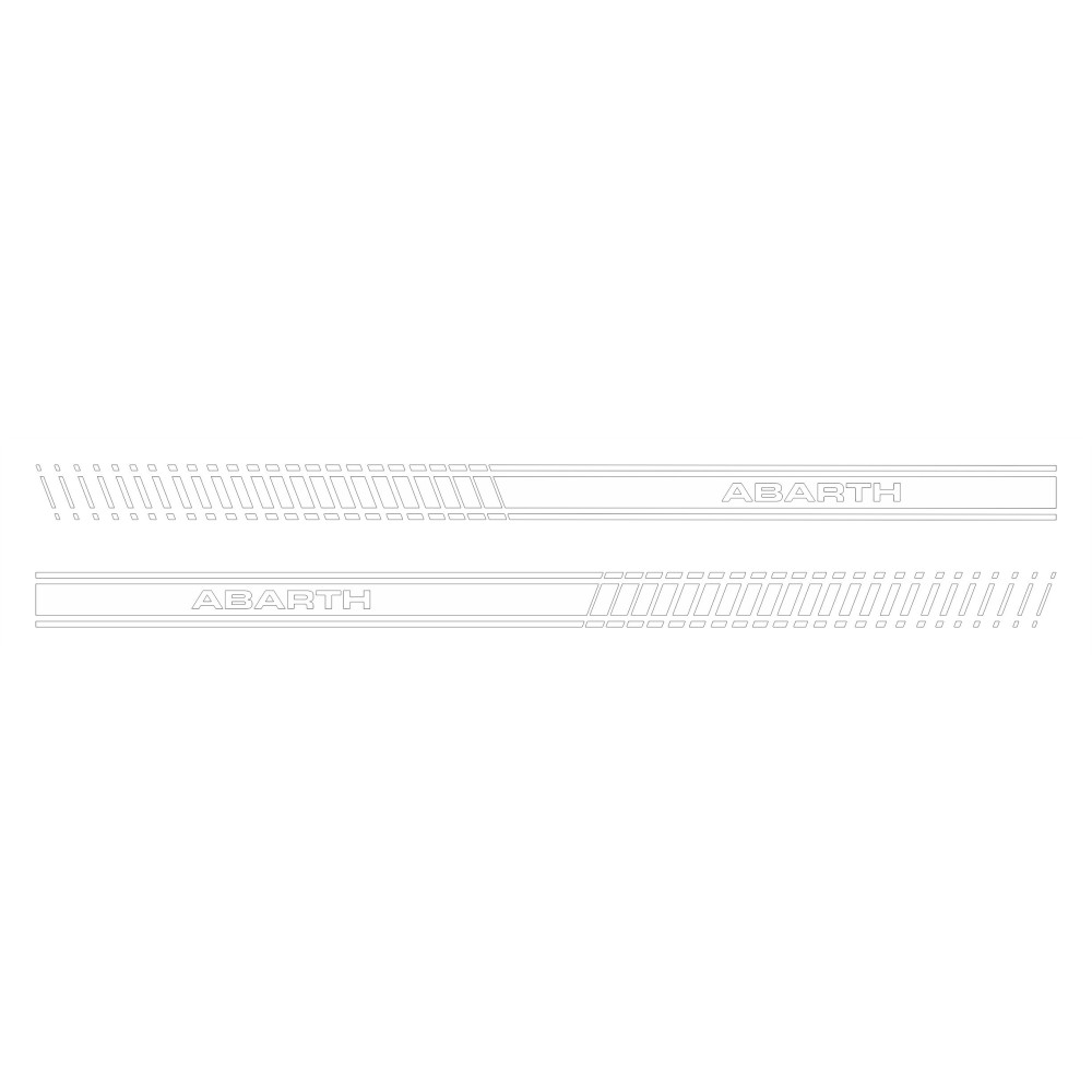Pegatinas en vinilo para FIAT 500 ABARTH | Compra online