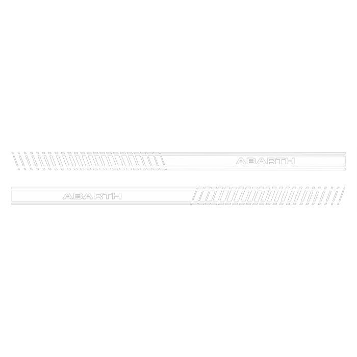 Pegatinas en vinilo para FIAT 500 ABARTH | Compra online