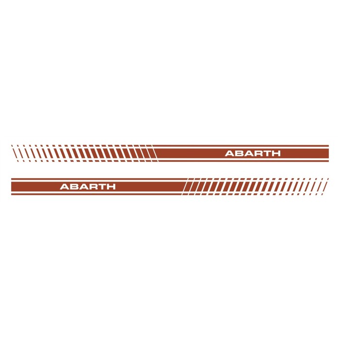 Pegatinas en vinilo para FIAT 500 ABARTH | Compra online