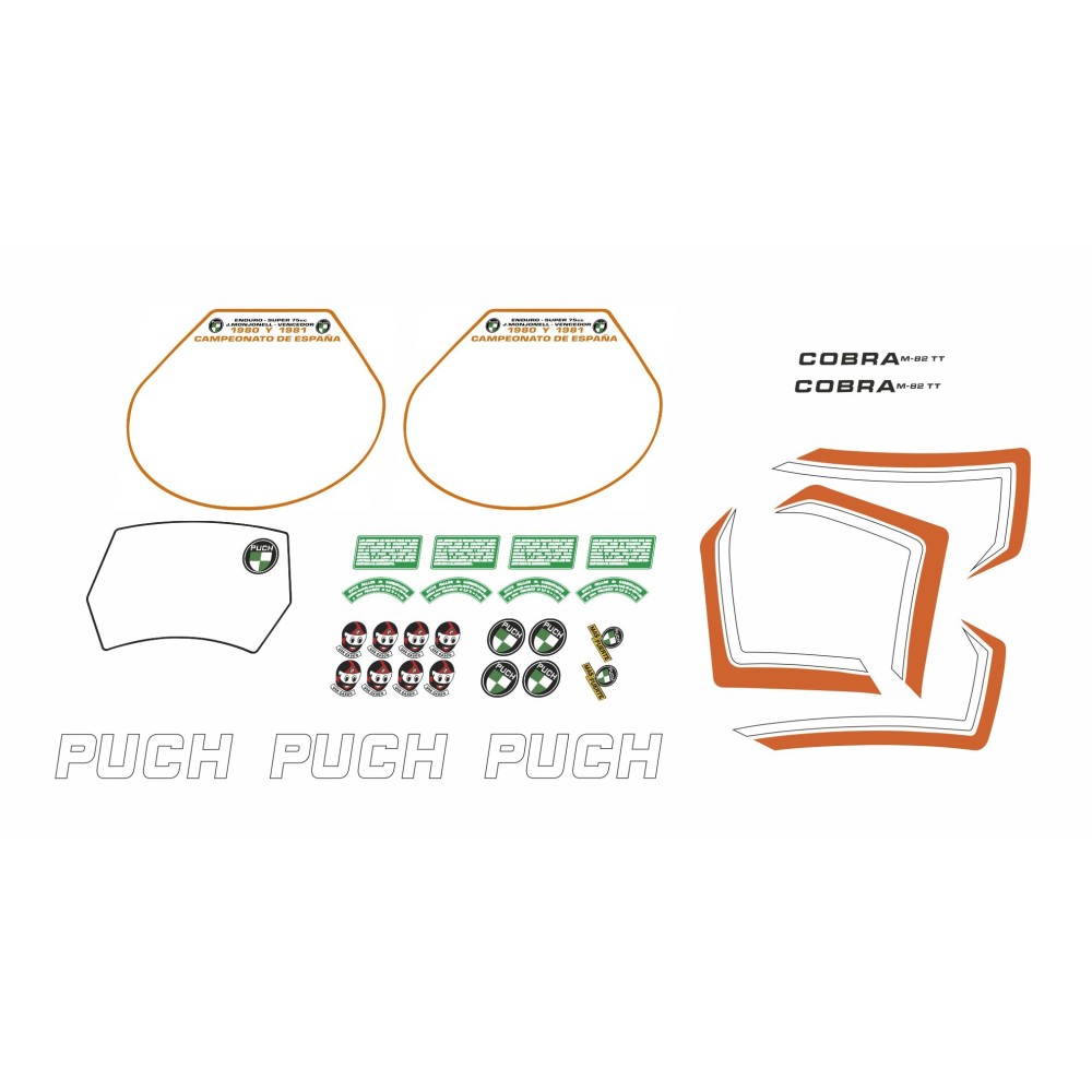 Pegatinas en vinilo para PUCH COBRA M-82 TT | Compra online