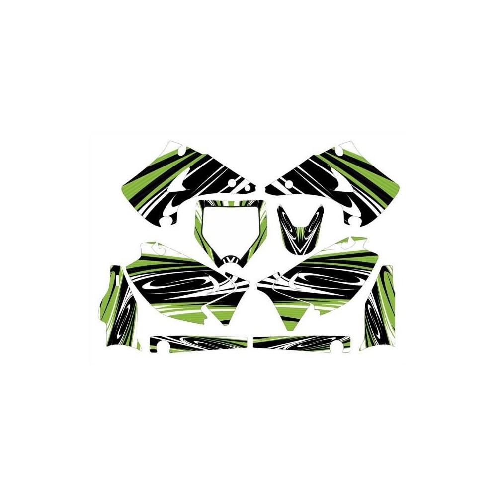 Pegatinas en vinilo para KAWASAKI KX125_250 2003-2012 | Compra online