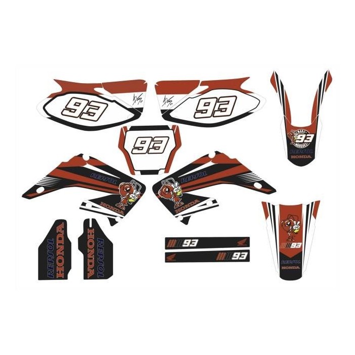 Pegatinas en vinilo para HONDA CR125-250 2002-EN ADELANTE | Compra online