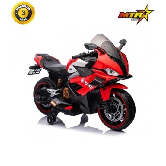 Moto eléctrica infantil RR 12V | Motocicleta niños con luces y música