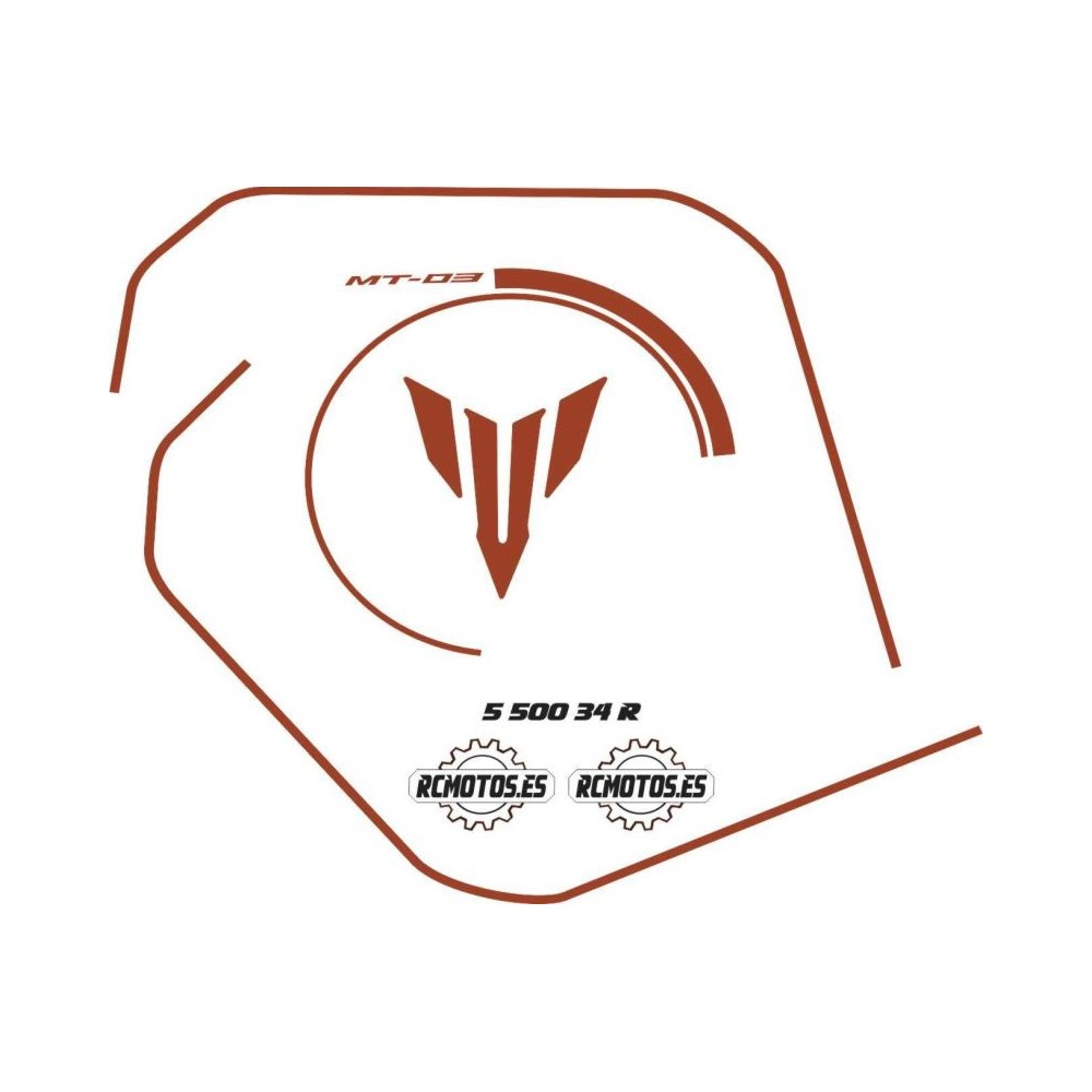 Pegatinas en vinilo para MT-03 | Compra online
