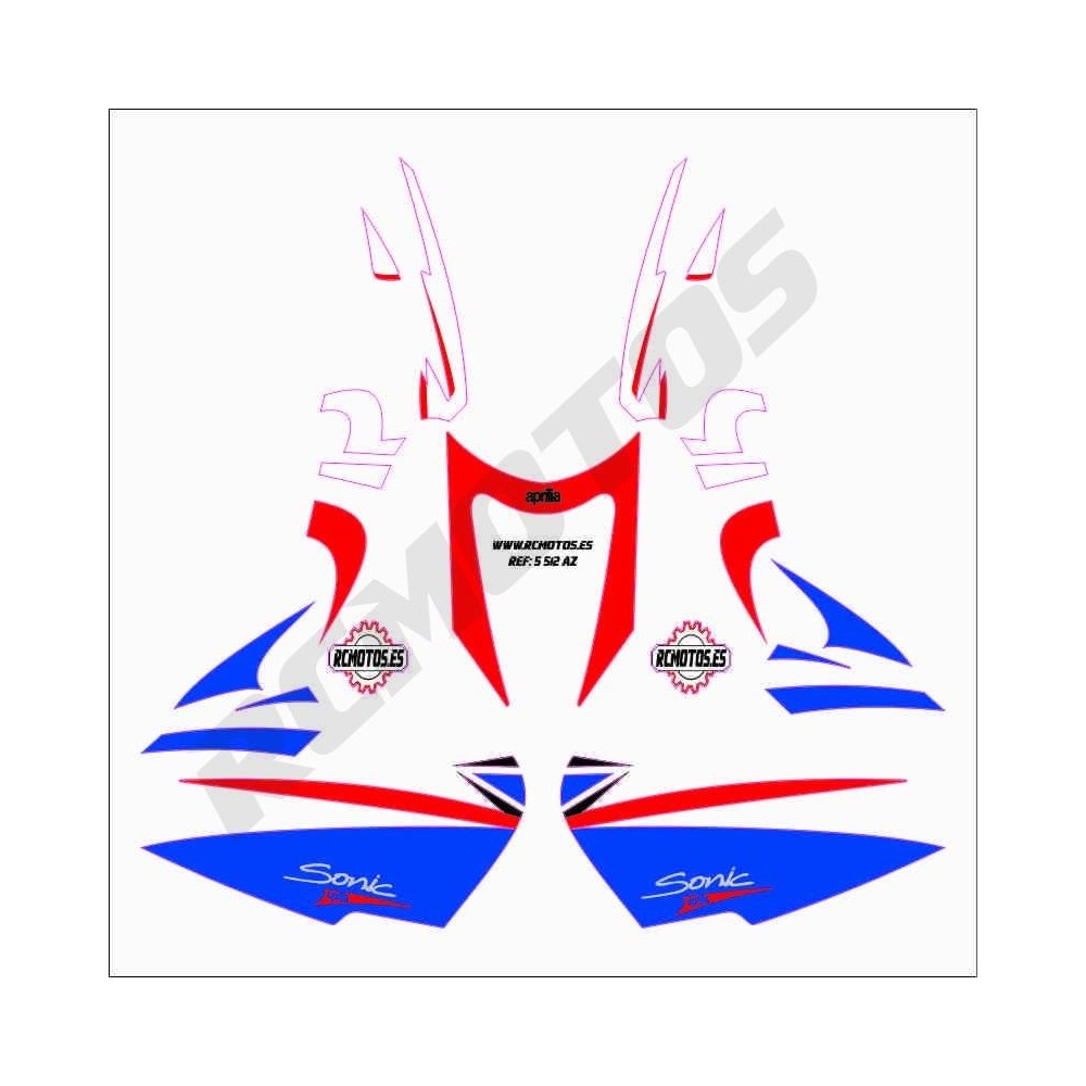 Pegatinas en vinilo para SONIC | Compra online