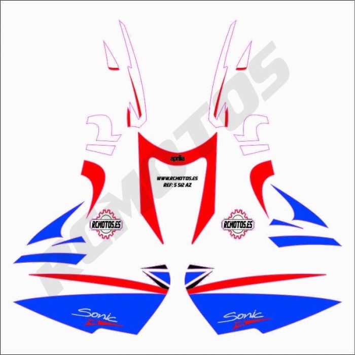 Pegatinas en vinilo para SONIC | Compra online