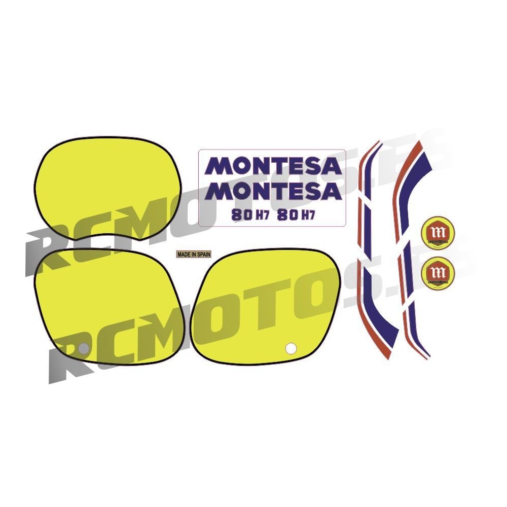 Pegatinas en vinilo para MONTESA H7 80 | Compra online