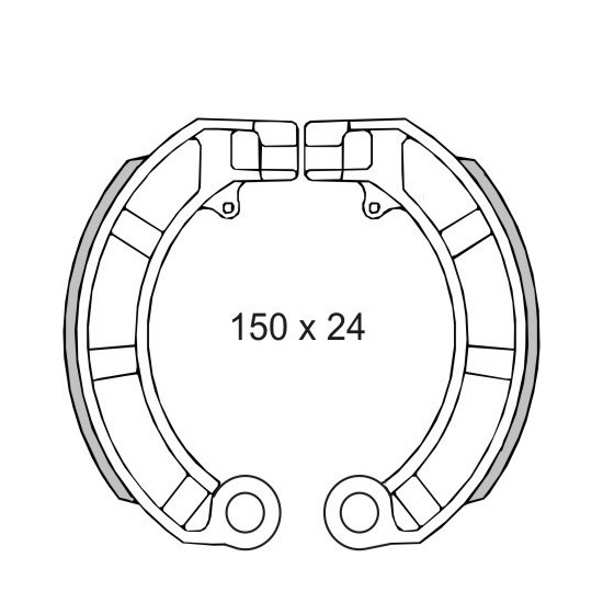 ZAPATA DE FRENO VESPA