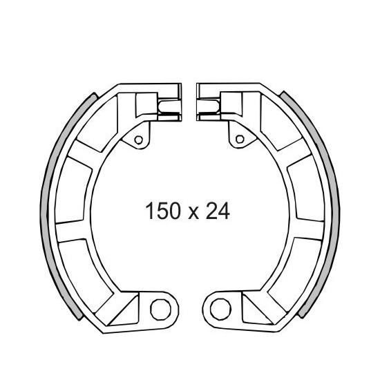 ZAPATA DE FRENO VESPA