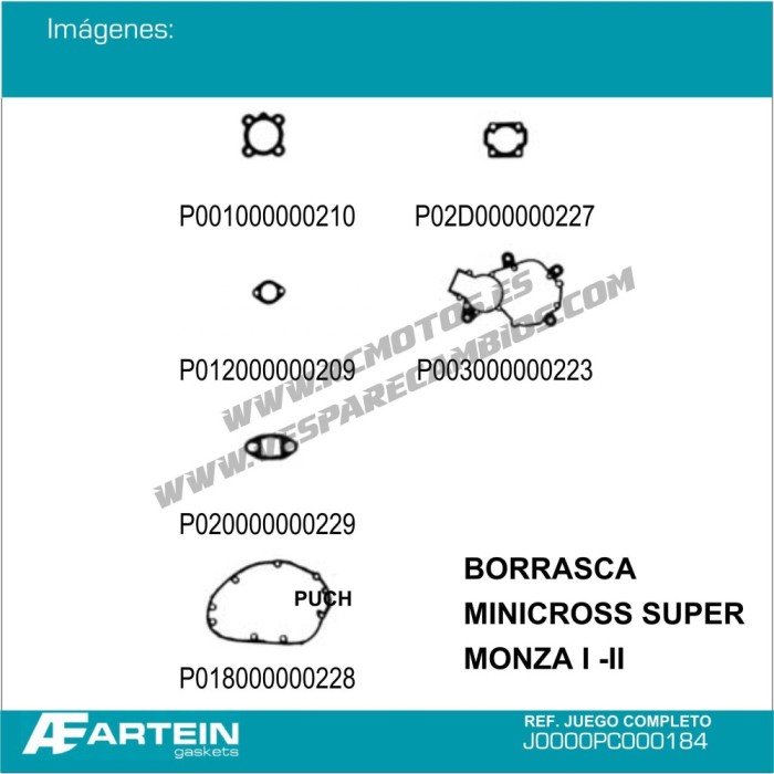 JUNTAS PUCH BORRASCA