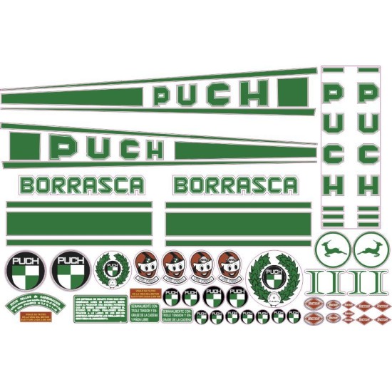 Pegatinas en vinilo para PUCH BORRASCA 2 SERIE 1 | Compra online