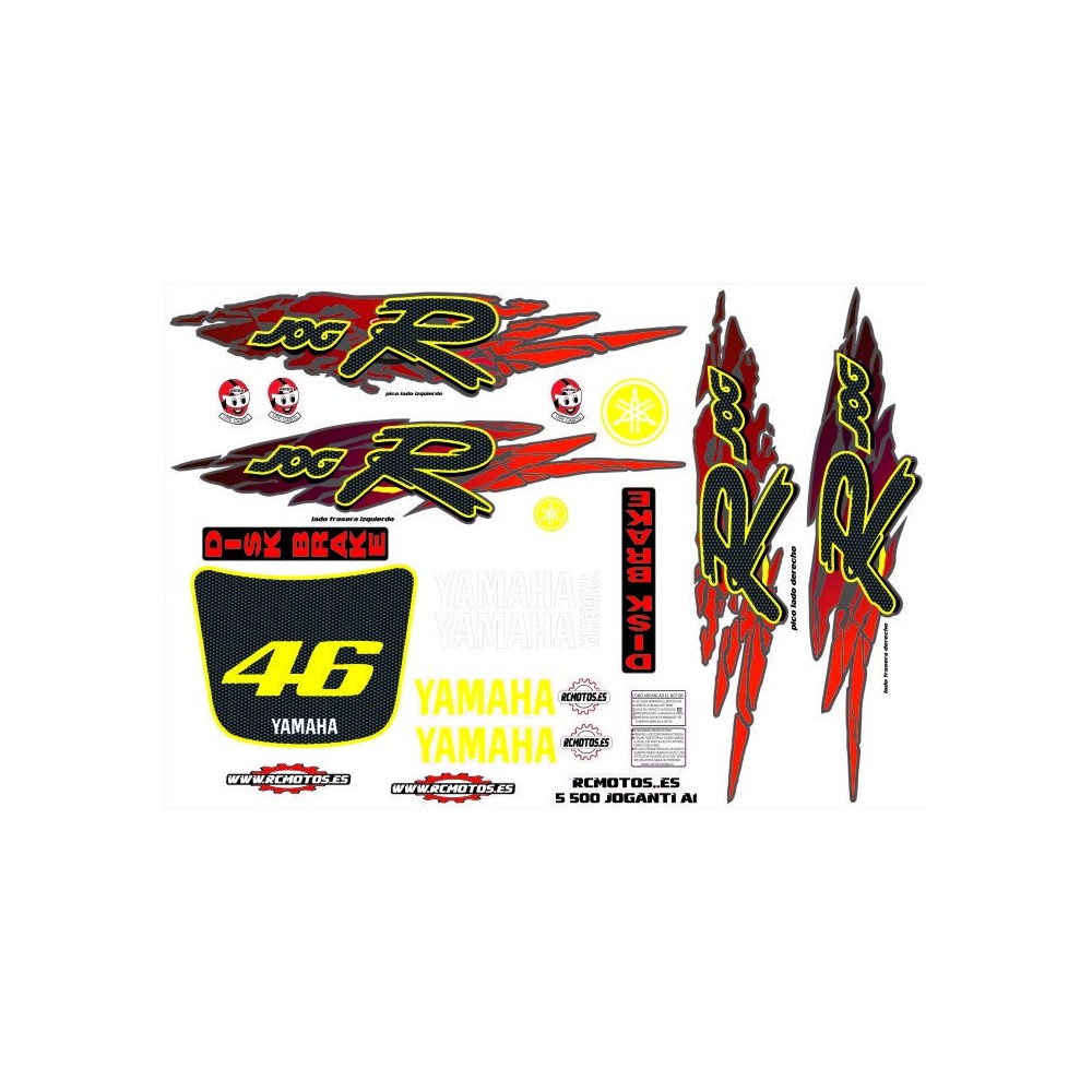 Pegatinas en vinilo para JOG RR | Compra online