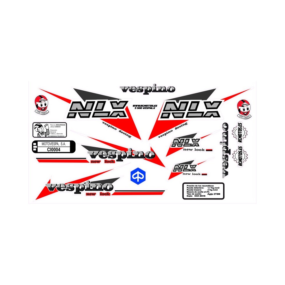 Pegatinas en vinilo para VESPINO NLX | Compra online