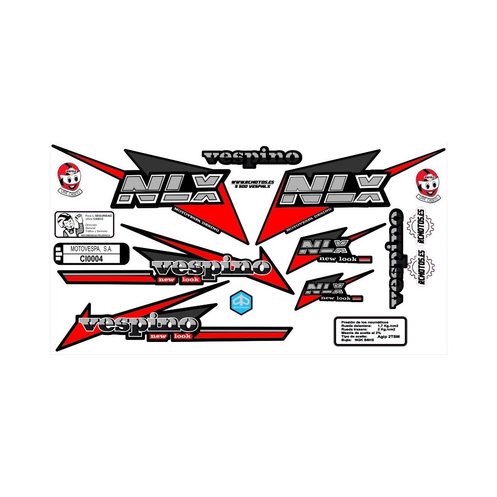 Pegatinas en vinilo para VESPINO NLX | Compra online