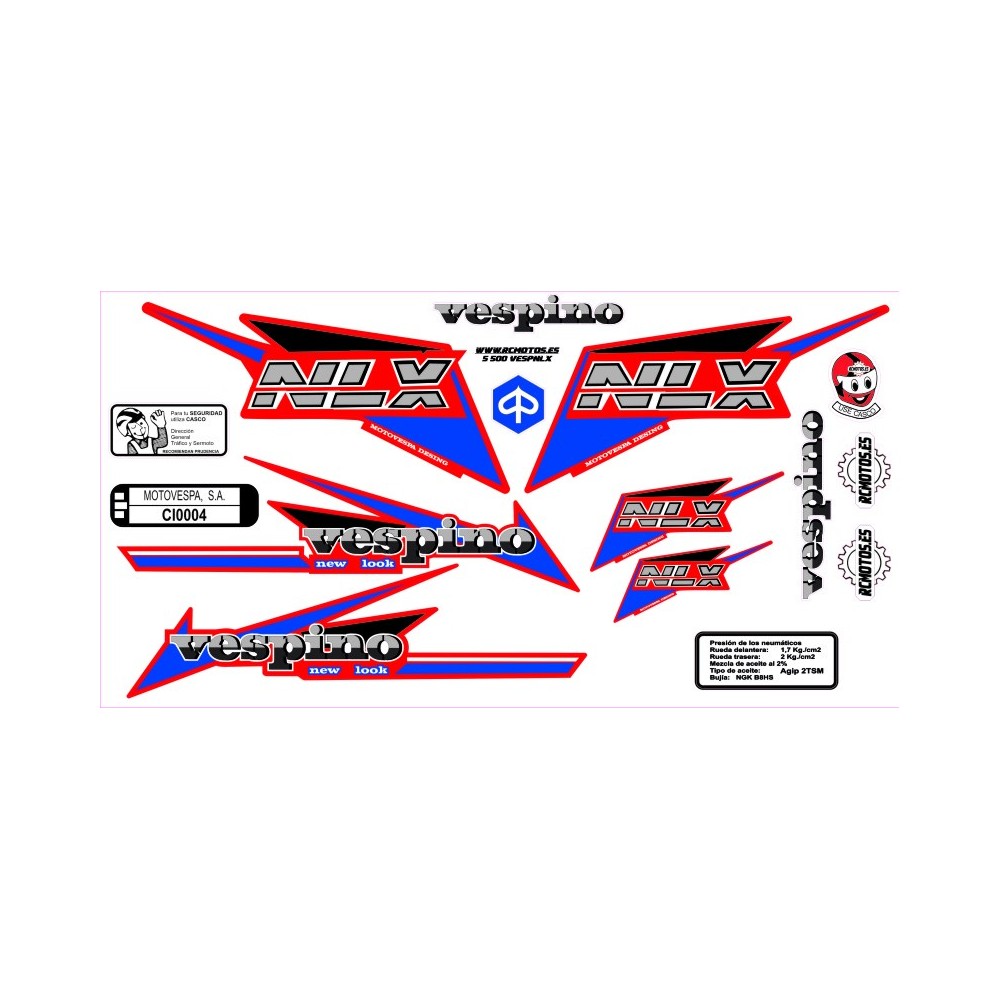 Pegatinas en vinilo para VESPINO NLX | Compra online