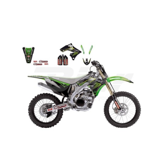 Pegatinas en vinilo para KAWASAKI KXF 250 09-12 | Compra online