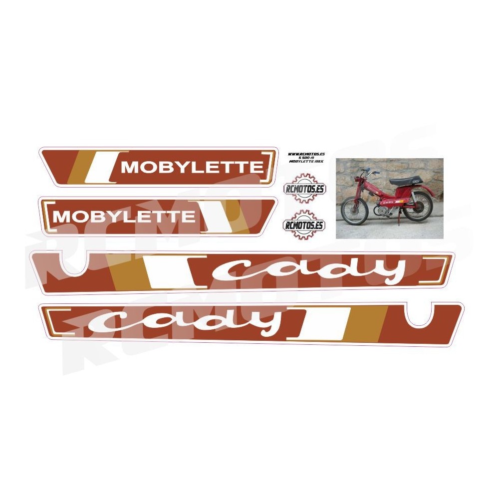 Pegatinas en vinilo para MOBYLETTE CADY GAC | Compra online