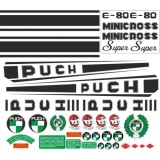 Pegatinas en vinilo para PUCH MINICROSS E-80 | Compra online