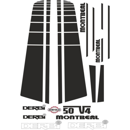 Pegatinas en vinilo para DERBI MONTREAL | Compra online