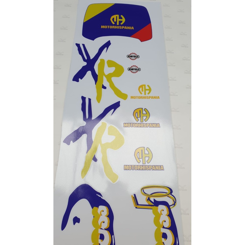 Pegatinas en vinilo para MOTORHISPANIA XR CROSS 50 | Compra online