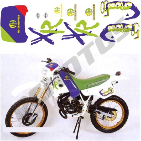 Pegatinas en vinilo para MOTORHISPANIA XR CROSS 50 | Compra online