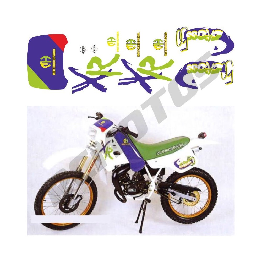 Pegatinas en vinilo para MOTORHISPANIA XR CROSS 50 | Compra online