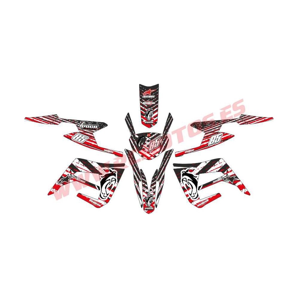 Pegatinas en vinilo para DERBI SENDA XTREM | Compra online