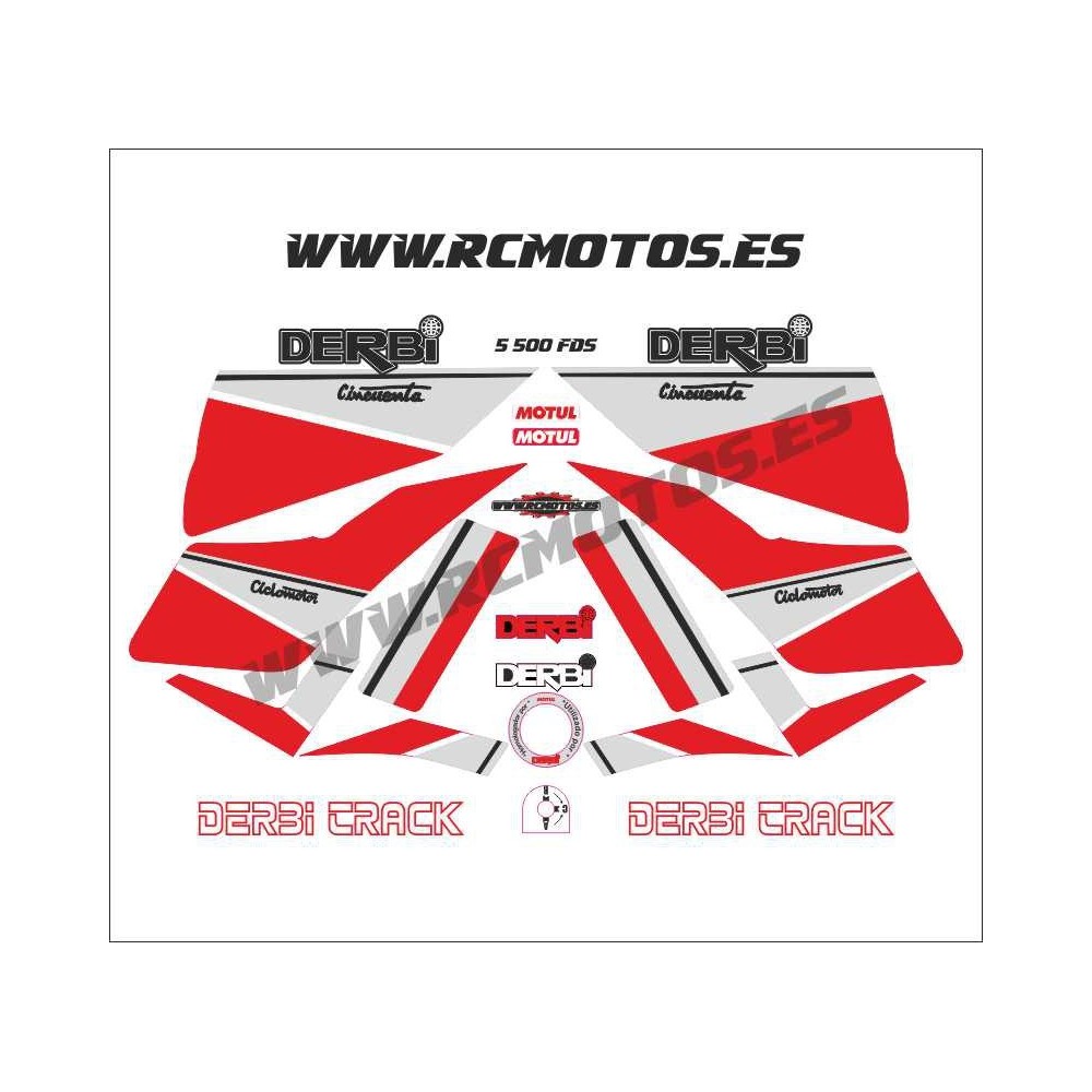 Pegatinas en vinilo para DERBI FDS | Compra online