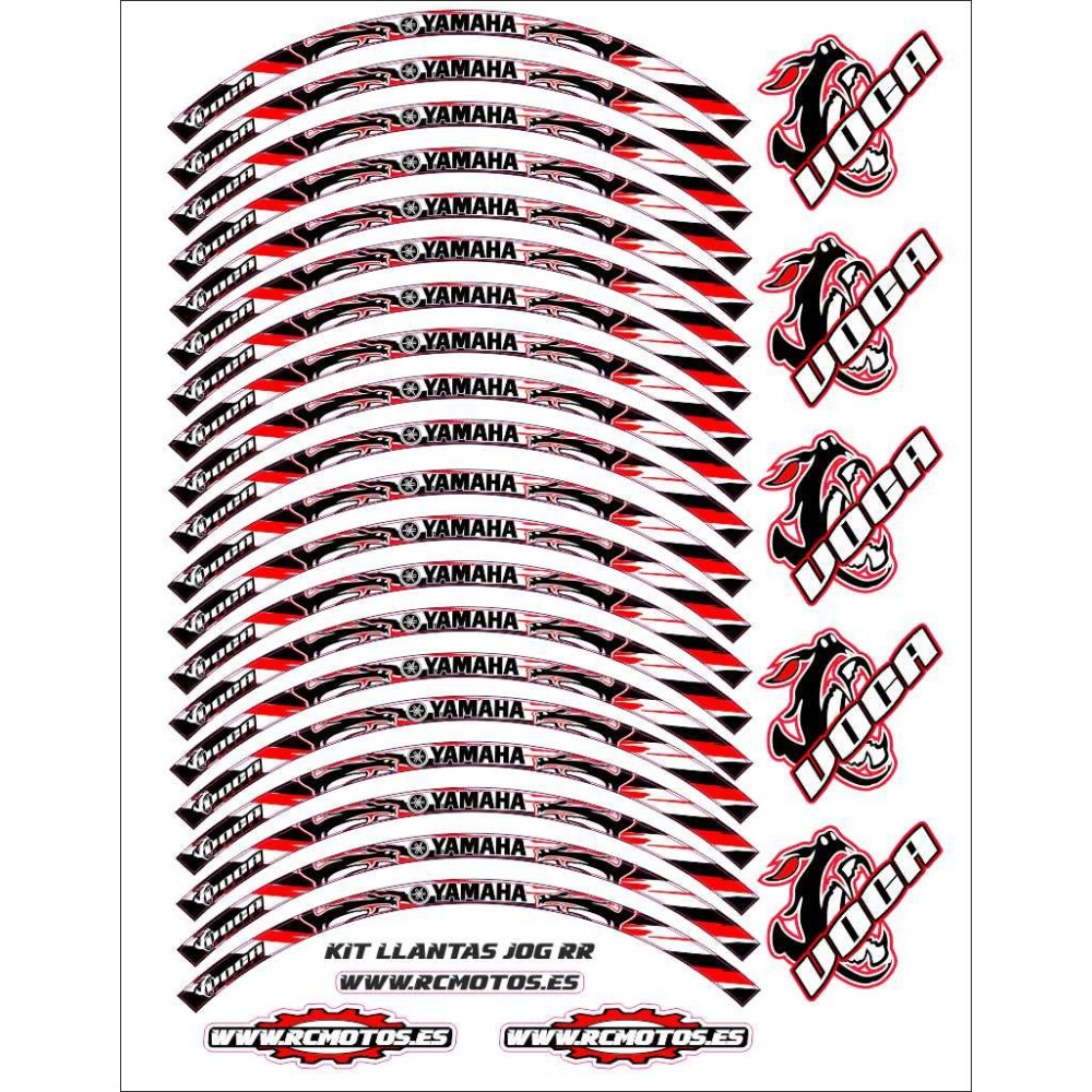 Pegatinas en vinilo para JOG RR | Compra online