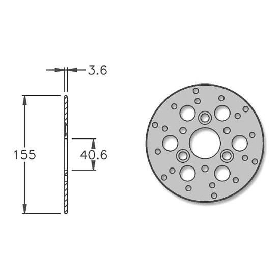 DISCO DE FRENO DELANTERO JOG 50-90