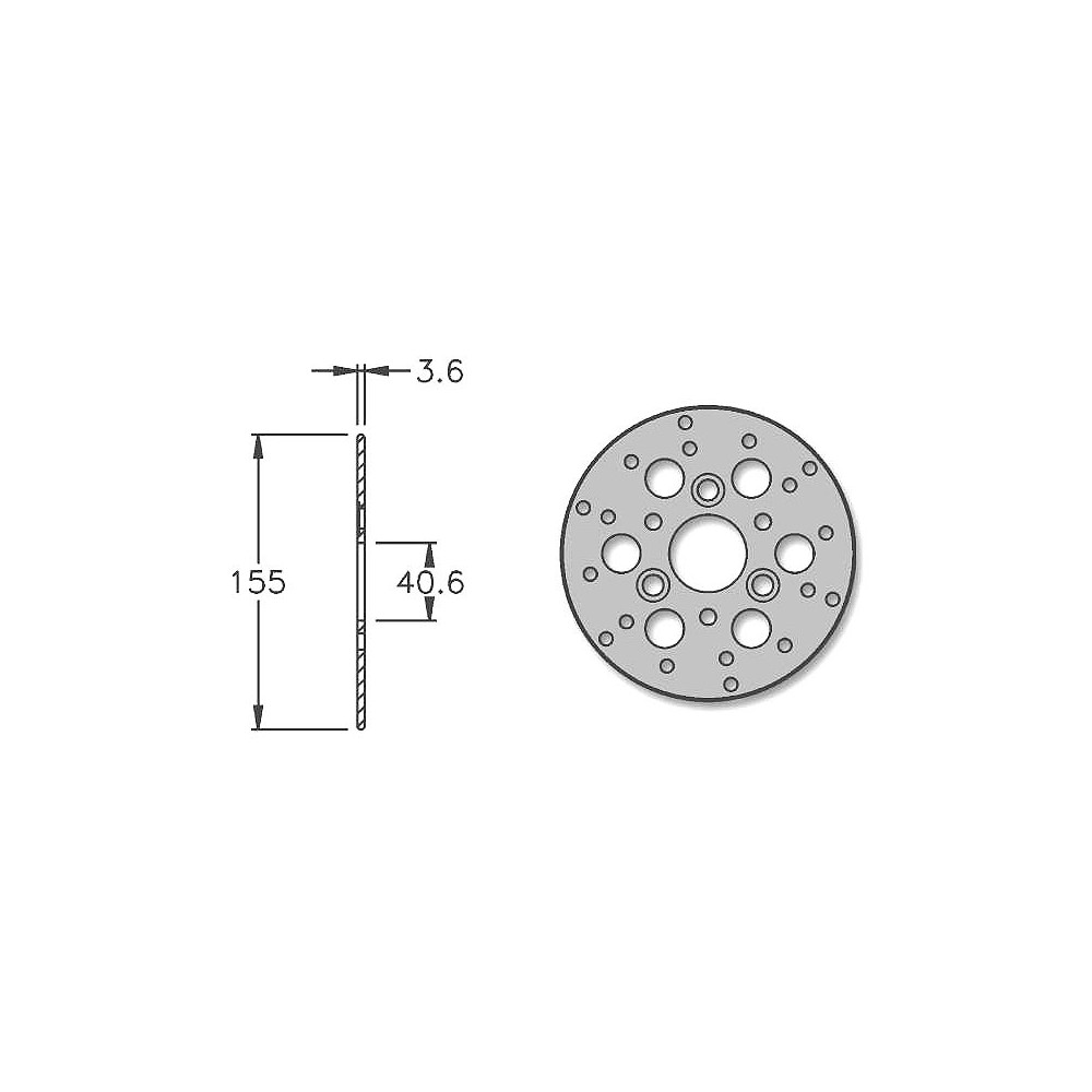 DISCO DE FRENO DELANTERO JOG 50-90
