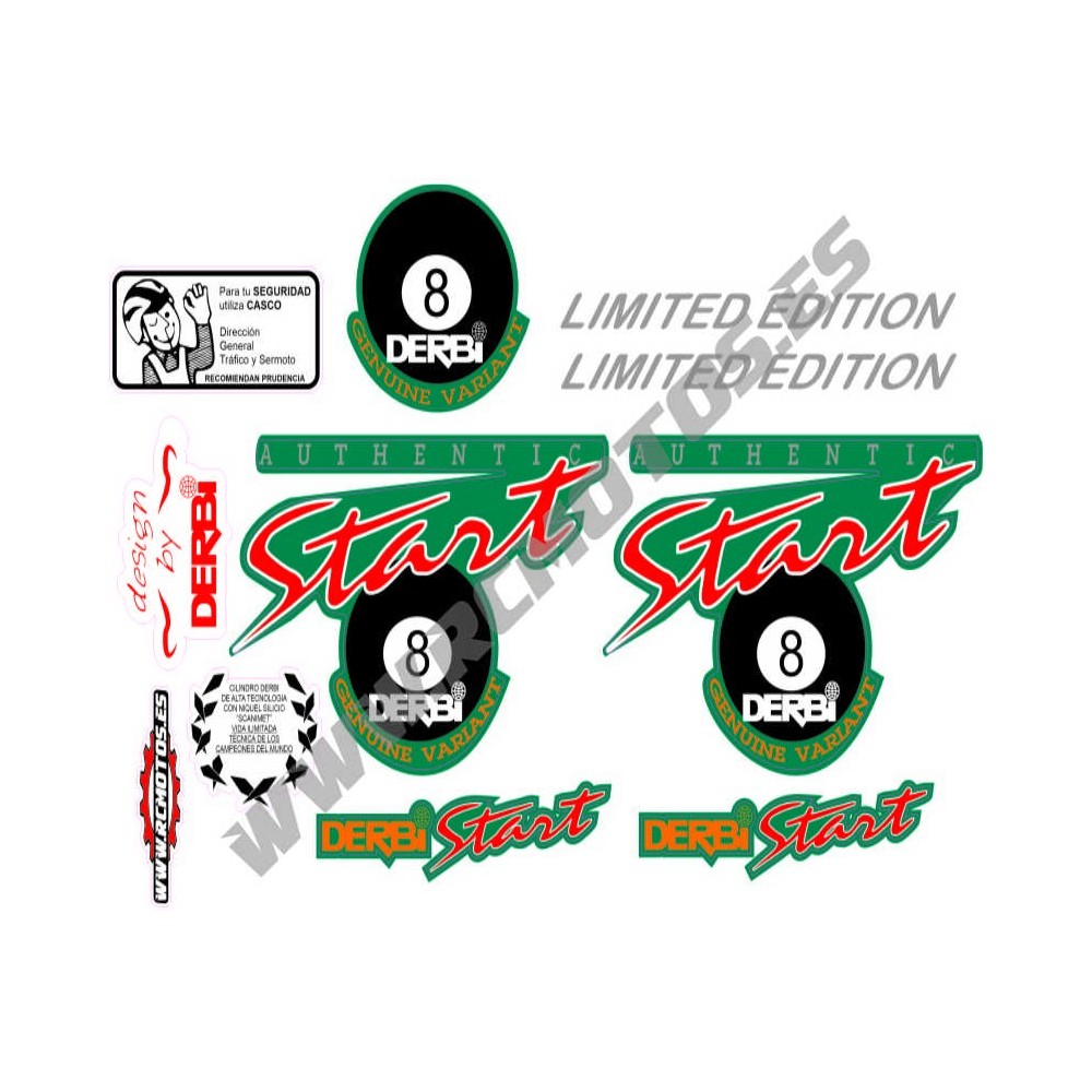 Pegatinas en vinilo para DERBI VARIANT | Compra online