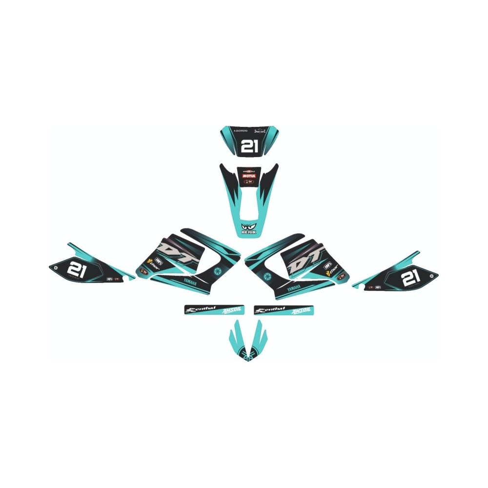 Pegatinas en vinilo para YAMAHA DT 125 | Compra online
