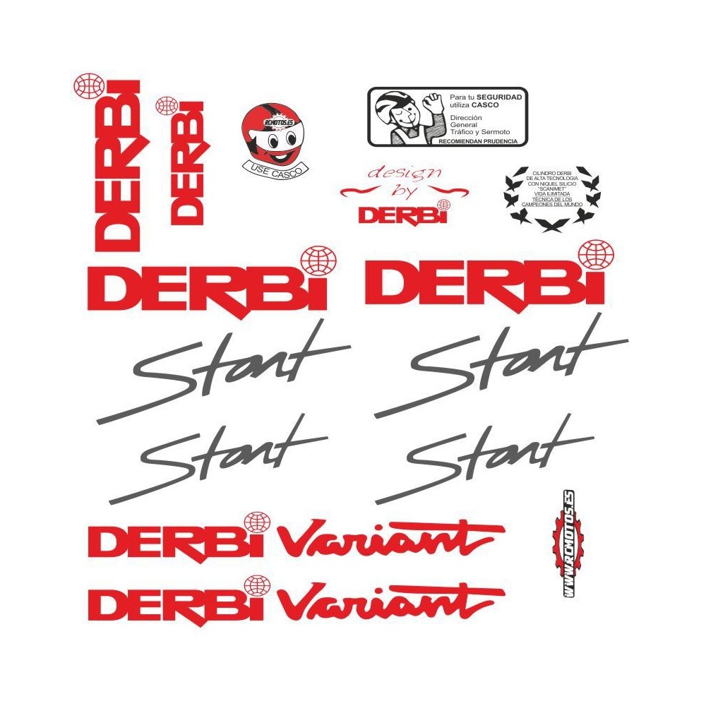 Pegatinas en vinilo para DERBI VARIANT | Compra online