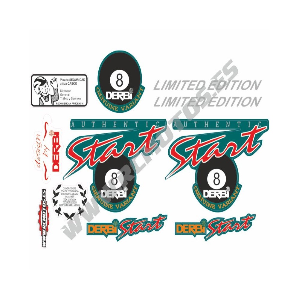 Pegatinas en vinilo para DERBI VARIANT | Compra online