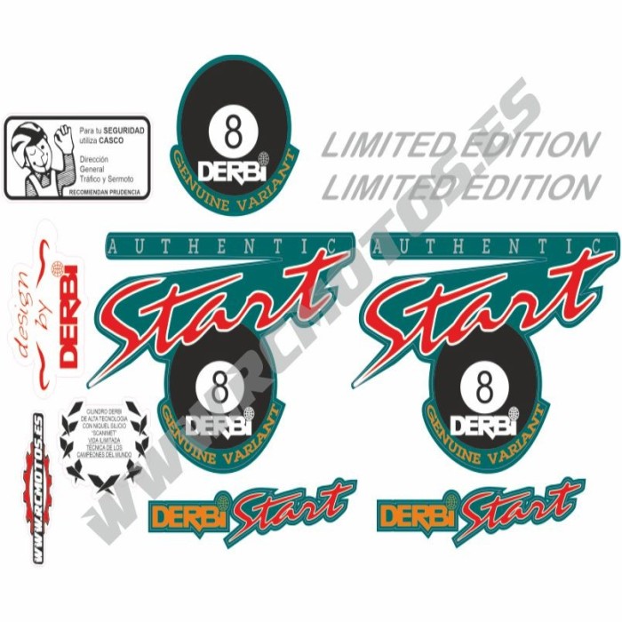Pegatinas en vinilo para DERBI VARIANT | Compra online