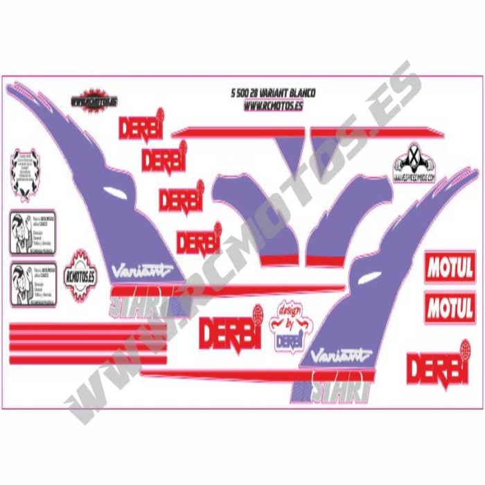Pegatinas en vinilo para DERBI VARIANT | Compra online