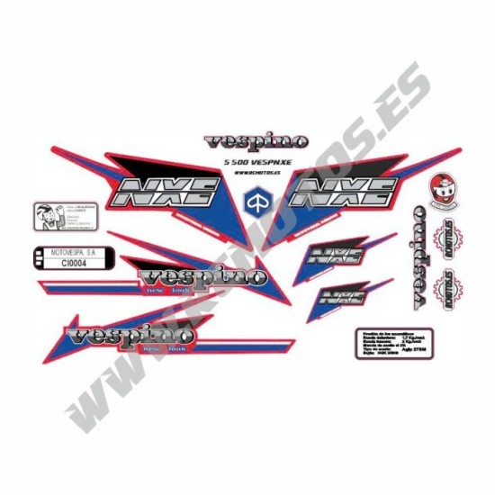 Pegatinas en vinilo para VESPINO NXE | Compra online
