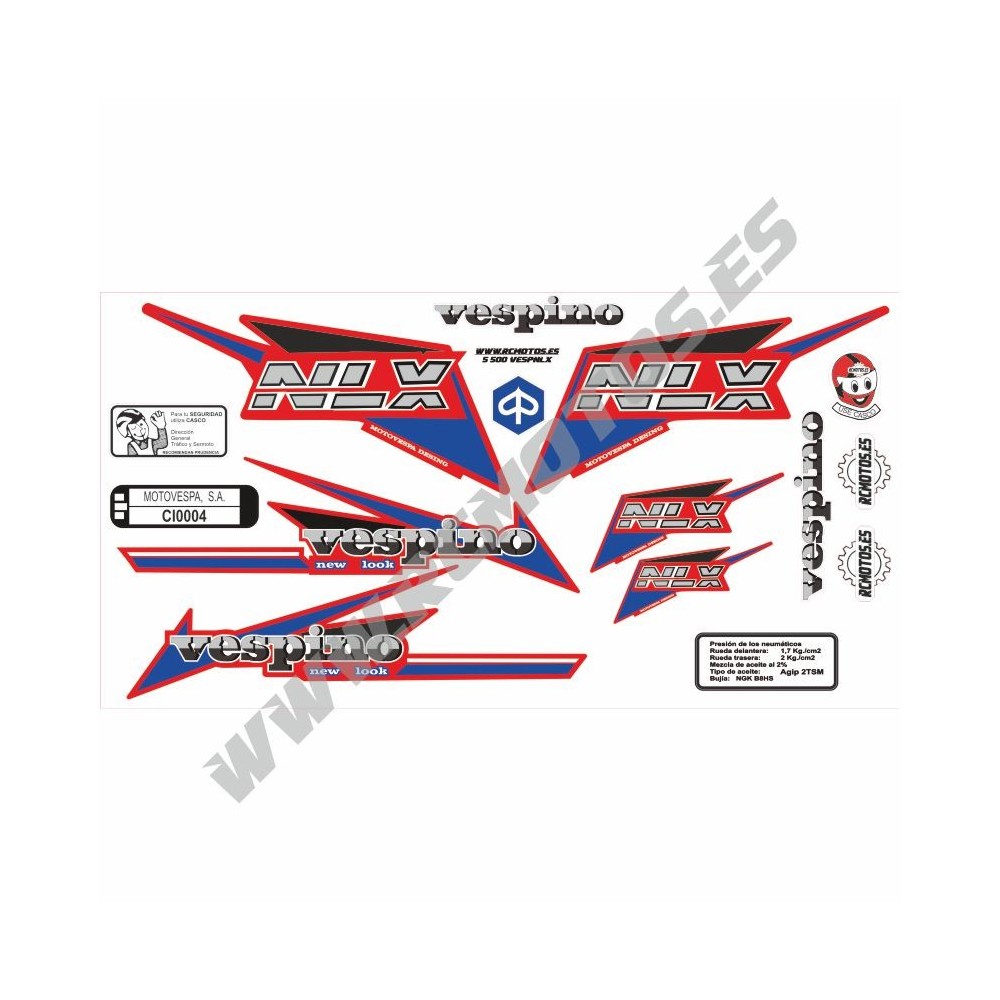 Pegatinas en vinilo para VESPINO NLX | Compra online