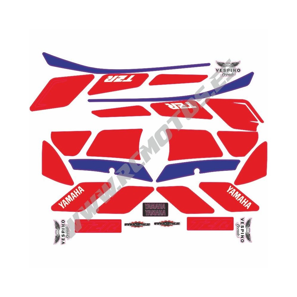 Pegatinas en vinilo para YAMAHA TZR 80 125 | Compra online