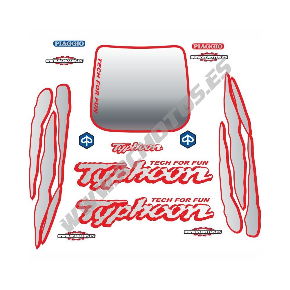 Pegatinas en vinilo para TYPHOON | Compra online