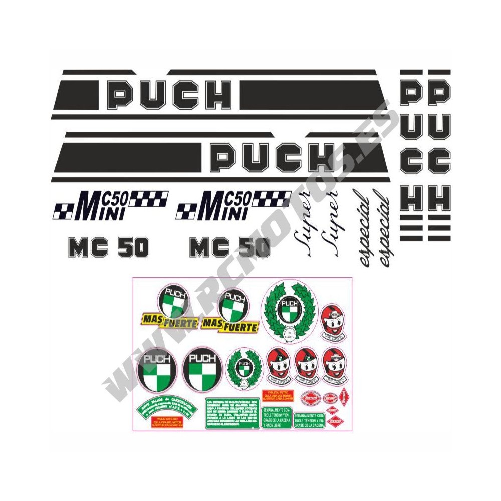 Pegatinas en vinilo para PUCH MINICROSS | Compra online