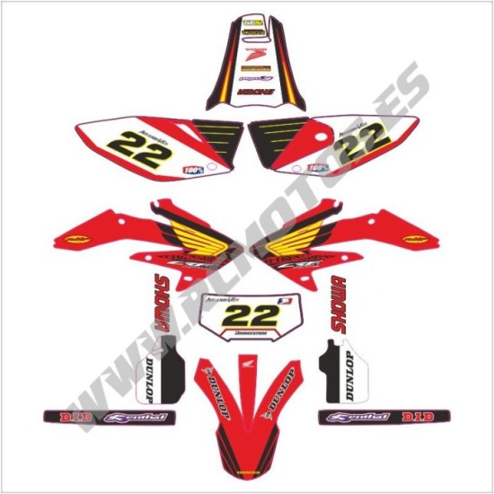 Pegatinas en vinilo para HONDA CRF250X | Compra online