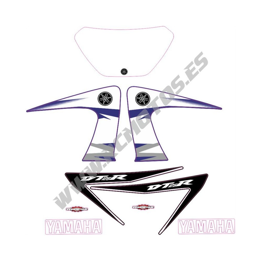 Pegatinas en vinilo para YAMAHA REPLICA DT 125 | Compra online