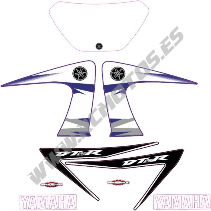 Pegatinas en vinilo para YAMAHA REPLICA DT 125 | Compra online