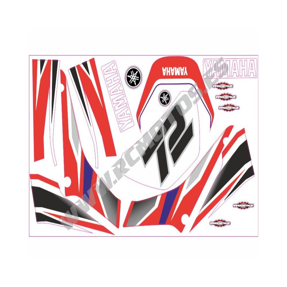 Pegatinas en vinilo para YAMAHA REPLICA DT 125 | Compra online