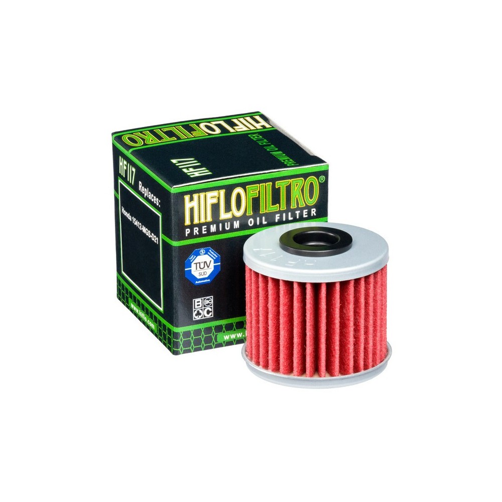 Filtro de Aceite Hiflofiltro HF117 | RCMotos