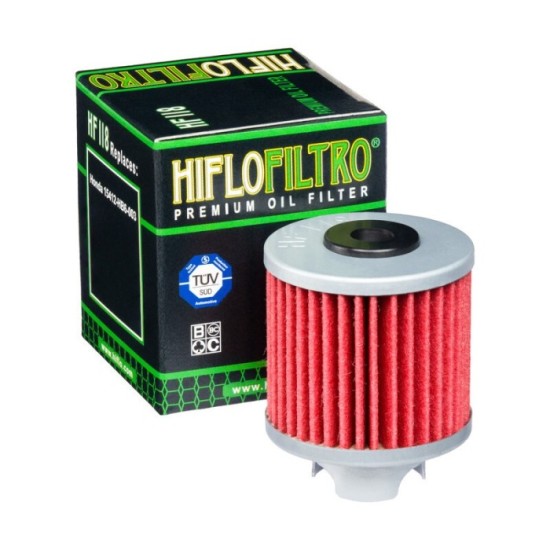 Filtro de Aceite Hiflofiltro HF118 | RCMotos
